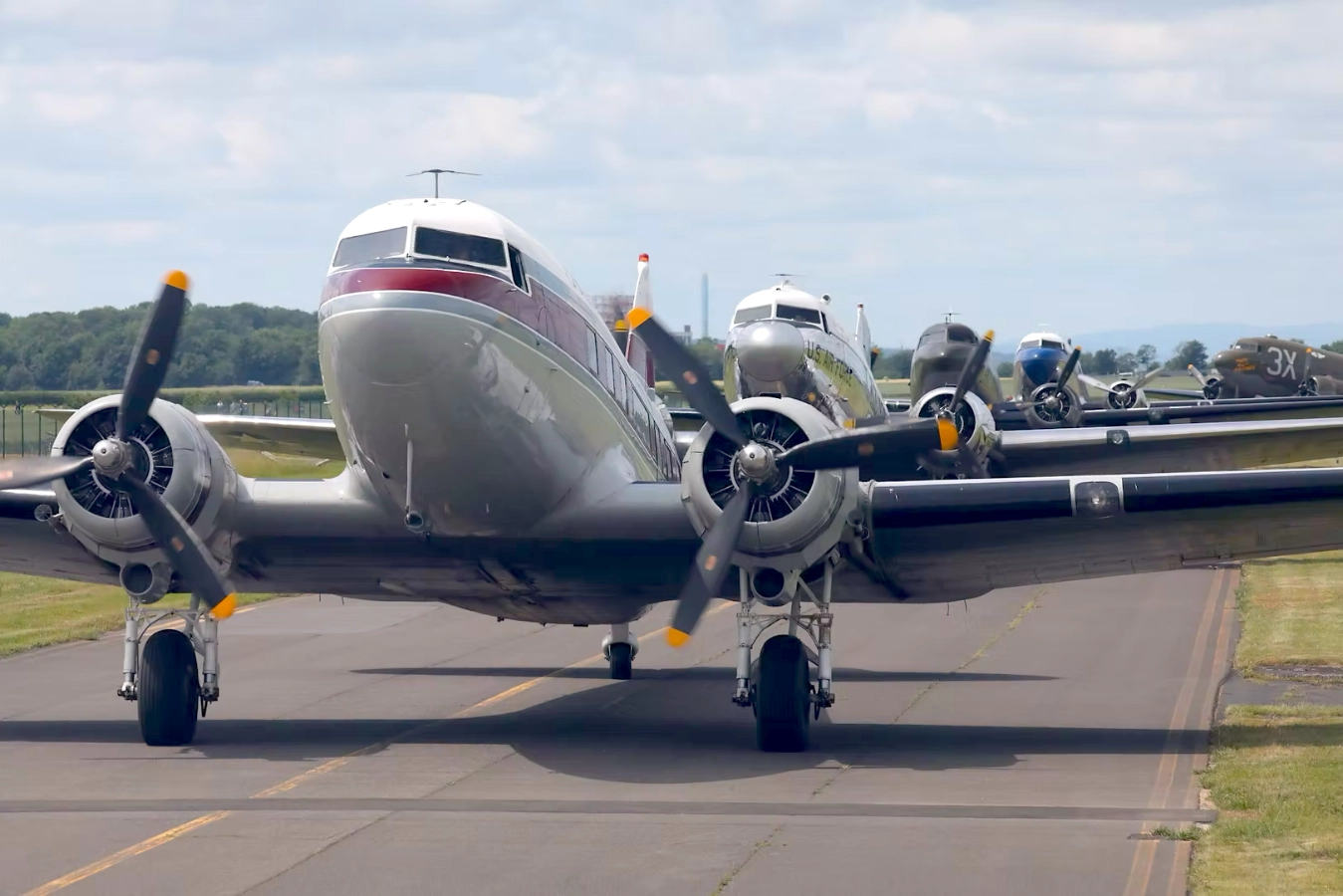 Vintage aircraft display at Flabob airport celebrating Veterans day 2024 - NextGen Flight Academy