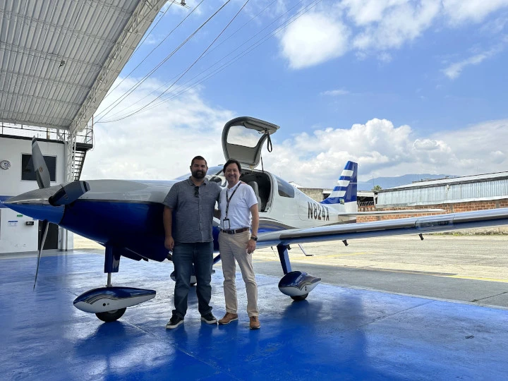 CFI and student pilot completing a flight at Learn to Fly, LLC in Redlands, CA