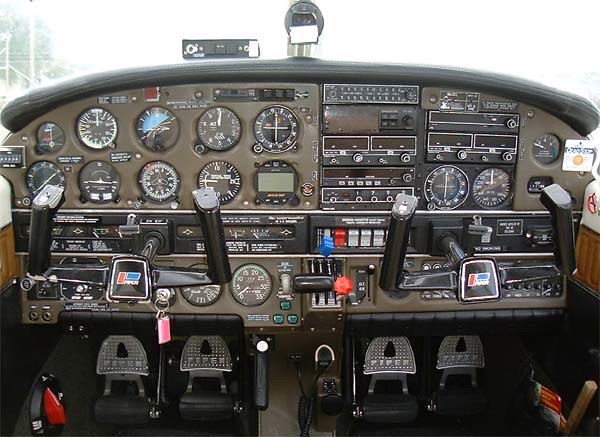 Piper Arrow instrument panel at NextGen