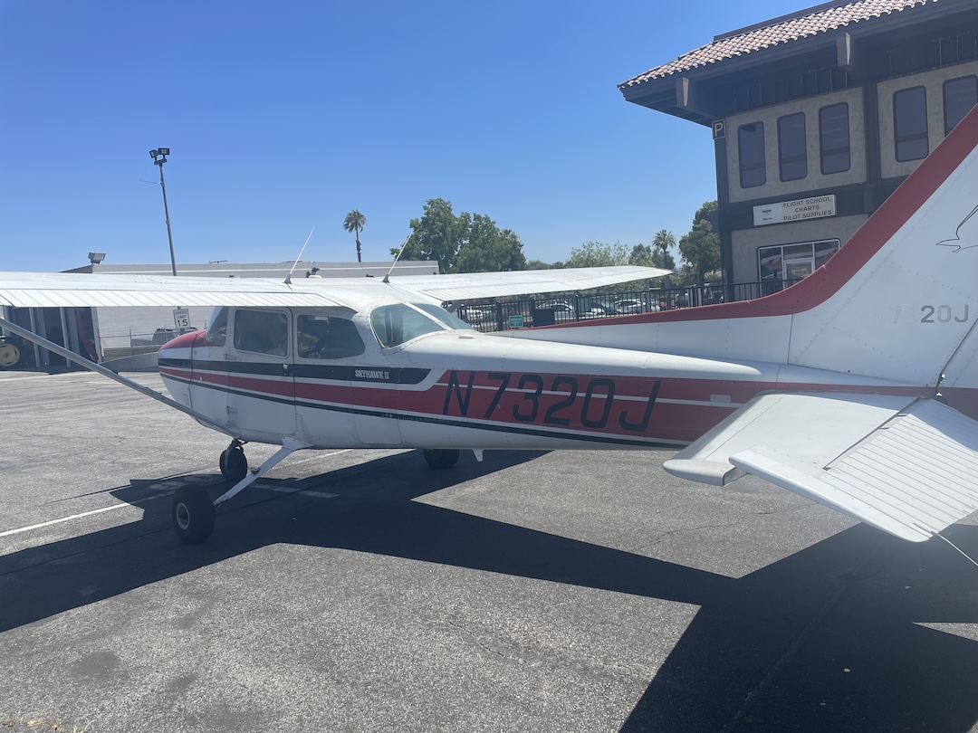 Cessna 172 at Riverside Airport