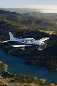 Glass instrument panel in a Cessna 172
