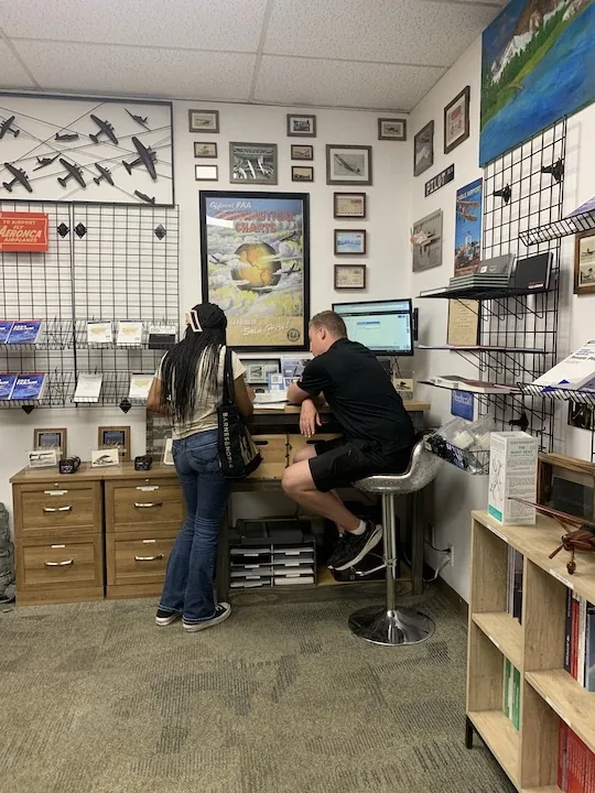Reviewing checkride and written exam material at NextGen Aviation Academy